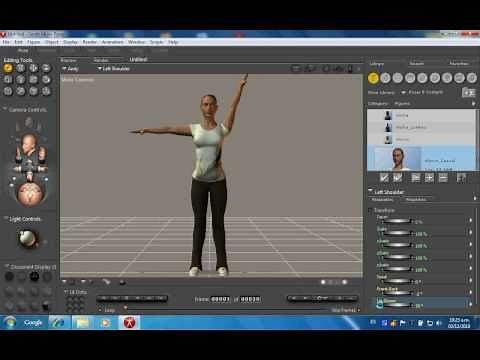 Introduccion a Poser 8 software para crear personajes 3d