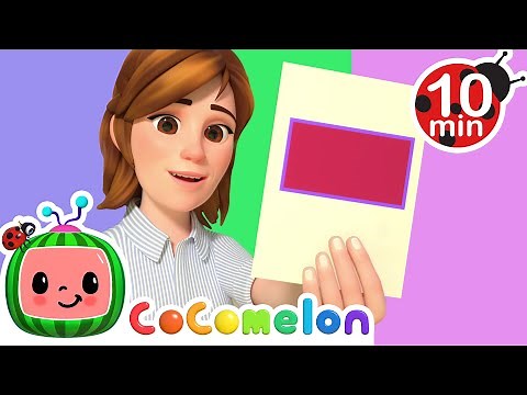 Rectangle Song - Shapes For Children | CoComelon Nursery Rhymes & Kids Songs
