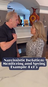 Isolation Example 4 of 5: Today, we’re exposing the dark tactics of a narc’s surveillance in Part 4 of the Narcissist Isolation Series! Narcs won’t hesitate to invade your privacy, searching through phones and monitoring your activities to maintain control. On top of that, they’ll likely deny any spying if you confront them. Learn to protect yourself and stay vigilant so that if this dangerous tactic shows up in your relationship, you can break free from their invasive spying. Check back tomorro