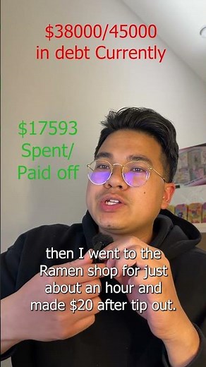 Day 77: Two Jobs vs $45k#Shorts #TwoJobs #DebtFreeJourney #DebtPayoff #PersonalFinance #RoadToZero