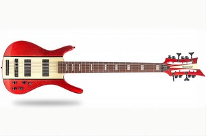 MI-5 Custom 12-String Bass - Red Sparkle | Musicvox