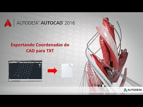 Exportando coordenadas do AutoCad