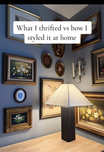 What I thrifted vs how I styled it at home #thrift #vintage #antique #homedecor #interiordesign