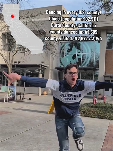 Chico, California — home to Chico State University and Sierra Nevada Brewing Company!!! It is also home to [one of] the largest homeless encampment I've seen outside of a big city. I went to an alien-themed dance downtown the night I was there! [there were more people dancing there than every place I could find North Beach (San Fran) — not that it was too too crowded]. Chico is the largest city in Butte County, but Oroville [my Oroville video is already posted!] is the county seat! Butte County 