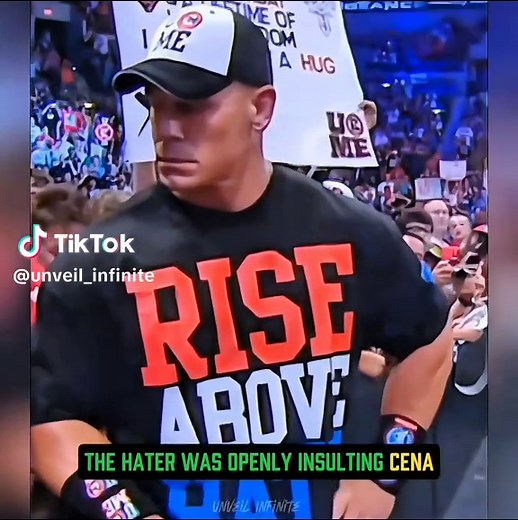 John Cena showed respect for his haters as well 💚❤️ . . . #wwe #foryoupage #johncena #foryou