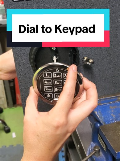 How to Replace a Safe Dial with a Keypad
