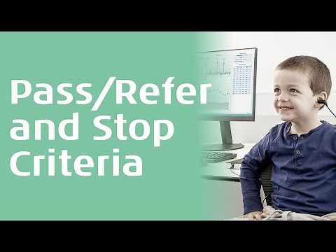 DPOAE Pass/Refer and Stop Criteria