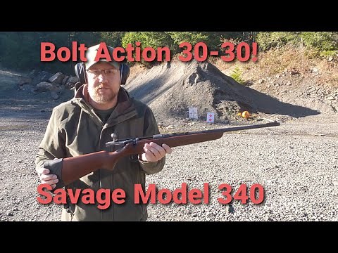 Bolt Action 30-30 Winchester Savage Model 340