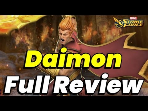 TIME TO CORE!? DAIMON HELLSTROM FULL REVIEW! T4 & ISO-8, RED STARS! BRIMSTONE | MARVEL Strike Force