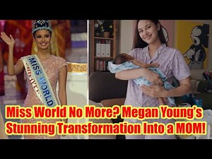 From Crown to Cradle: Megan Young’s Journey to Motherhood♥️ #meganyoung #beautyqueen #motherhood