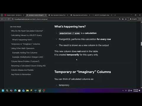 Postgres Series #5: Calculated Columns in SQL | Interview Question