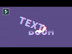 (Filmora 11): Text Boom Effect Tutorial