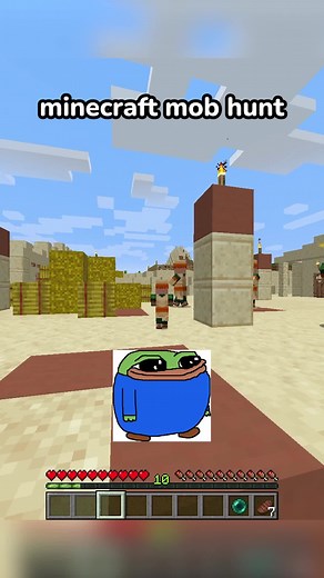 I played the best hiding spot ever #minecraft #minecraftfunny #minecraftmeme #funny #troll #mobhunt #cheappickle