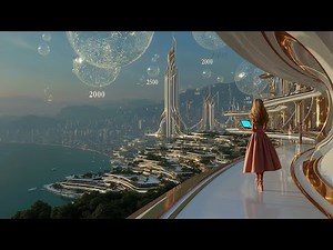 Inside a Golden Utopia: The Futuristic City of Tomorrow (4K Cinematic)