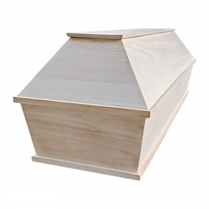 [Hot Item] Solid Oak Wood Casket Funeral Solid Wood Box and Coffin Funeral Supplies