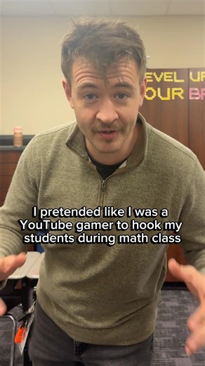 I pretended to be a YouTuber to teach my class