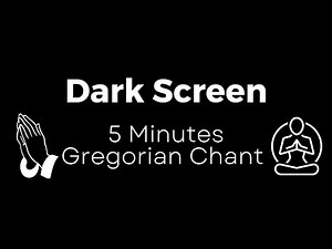 5 Minutes || Gregorian Chant || Christian Meditation || 5 Minute Meditation