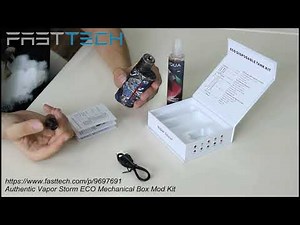Authentic Vapor Storm ECO Mechanical Box Mod Kit at FastTech.com