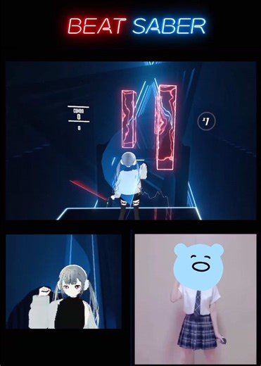 Beat Saber Gameplay with Shigure Ui