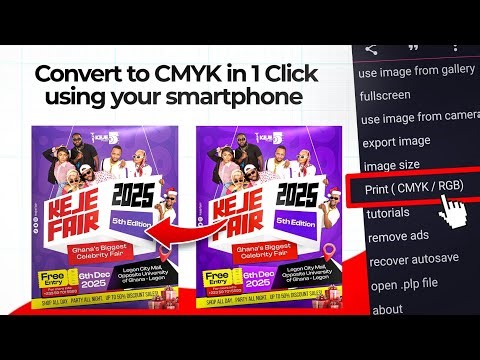 How to Convert RGB to CMYK on Your Phone (Perfect for Printing!)