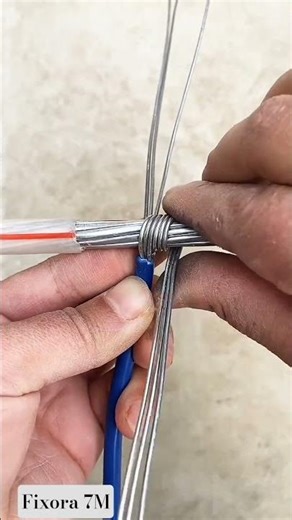 Strong Wire Joining Trick | No Tools Needed #wireworks #diy #shorts