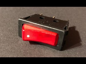 How to connect a 230V illuminated rocker switch