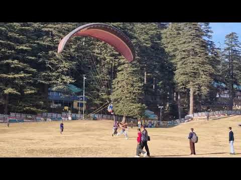 First Flight! 2025🪁 Short Paragliding for Kids in Khajjiar Ground (Dalhousie)
