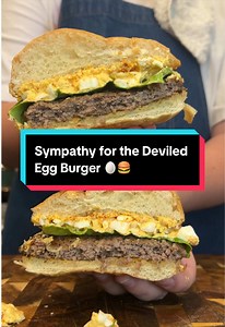 Deviled Egg Burger Recipe Inspired by Bob's Burgers