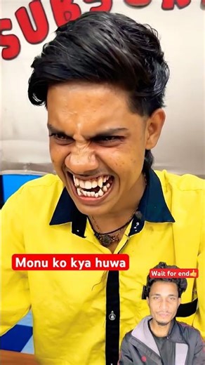Monu ko hospital jana pada😰 आखिर ऐसा क्या huwa? #shorts #monu #schoollife #monster #horror #ytshorts
