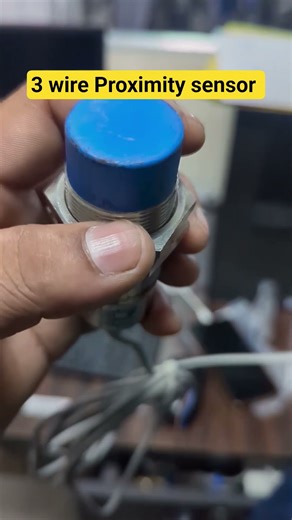 3 wire Proximity sensor connection #electricalengineering #electrician