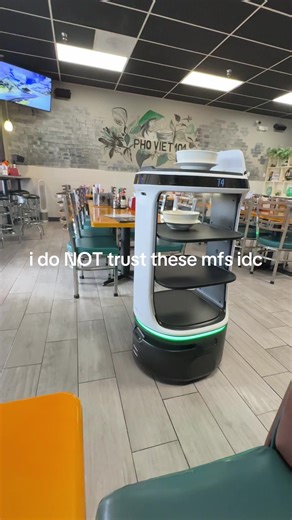 i don’t trust these things, food delivery robots, Tesla robots, or Waymo… #waymo #teslarobot #robot #clanker