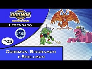 Digimon World 1 #05 - Ogremon, Birdramon e Shellmon! (Legendado em Português)