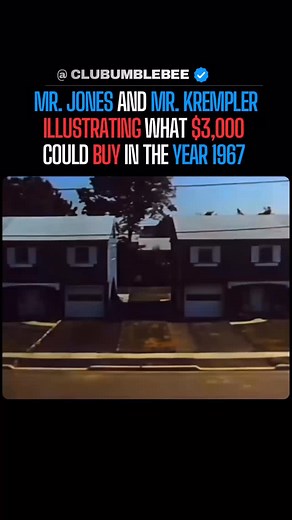 2.5K views · 12 reactions | In this classic 1967 VW commercial, Mr. Jones and Mr. Krempler show what $3,000 could buy back then — a house full of furniture, fancy clothes, and even a brand-new Volkswagen Beetle. It’s a perfect reminder of how much the value of money has changed over time. . . . #clubumblebee #carcommunity #1960s | Clubumblebee | Facebook