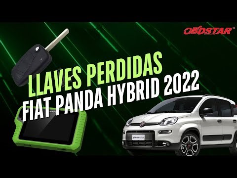 ESPAÑOL - PROGRAMACIÓN DE LLAVES PERDIDAS DE FIAT PANDA HYBRID 2022