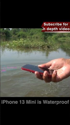 Apple iPhone 13 Mini is Realy Waterproof #shorts
