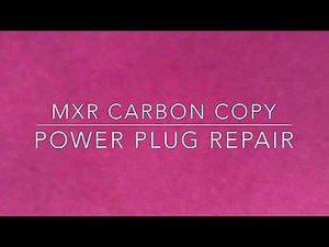 MXR Carbon copy repair