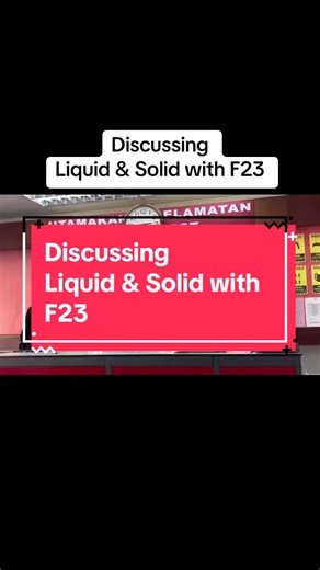 Exploring Liquid and Solid States of Matter with F23 in Chemistry Class