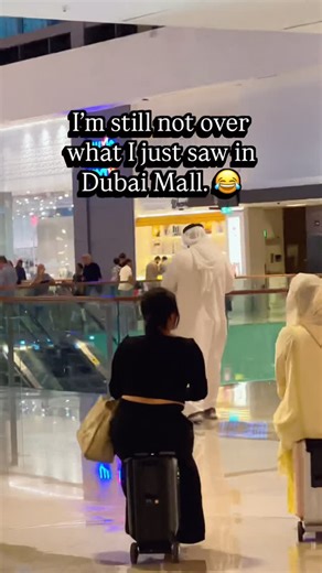 Felicitas | Sacred Sisterhood Living Abroad & Between Countries on Instagram: "I’m still not over what I just saw in Dubai Mall. 😂 Dubai is officially living in 2030. Why walk 10,000 steps when your luggage can do the work? 🇦🇪 Hi, I’m Felicitas! I’m building a life I love, one “raw second” at a time - from ancient India to the future in Dubai. I share the intuition, the fun, and the messy moments in between. Would you “drive” your luggage or are you team walking? 👇 Follow to join the journey