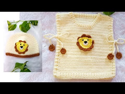 Crochet baby sweater tutorial (1 to 3 years baby) #crochet #sweater 🫰