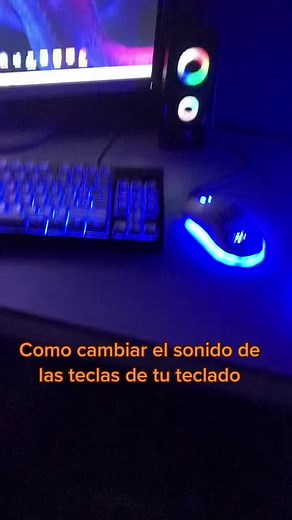 Como cambiar el sonido de teclas de tu teclado “sin virus”👍😉 #gamer #teclado #sonidos #gaming