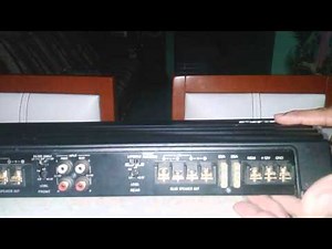 How to connect a 4-channel amplifier