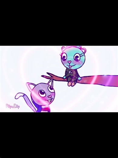 Happy birthday ​@Flower_the_winner! (Ft. My htf oc floppy and Cato) #birthday #htfoc