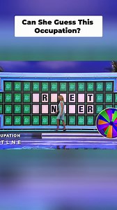 Vivian takes on the bonus round puzzle on Wheel of Fortune