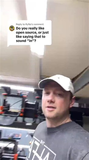 @hartley_printing on Instagram: "do I really Like Open Source? Yeah, it’s pretty great #opensource #printque #3dprint ##3dprinting##3dprinter"