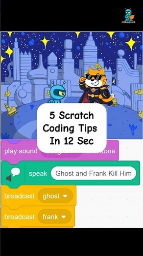 Learn Scratch Fast for Kids & Beginners #Scratch #shorts #myroboninjas