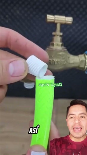 No tienes conector para la manguera… haz esto