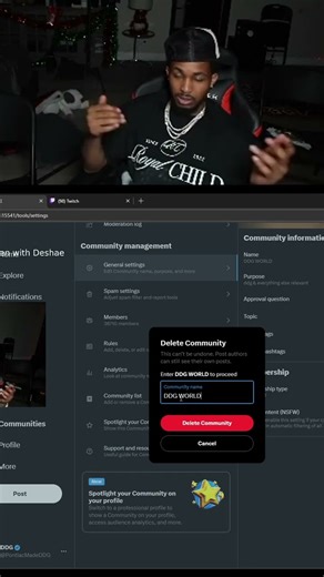 DDG nuked his twitter community because of Hate #streamer #ddg #streaming #ddgclips