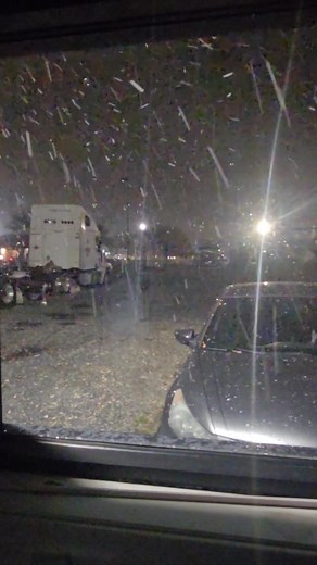 Pretty snow falling!!!! | Lisa Jenks