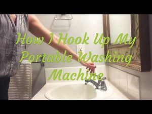 How To Hook Up A Portable Washer