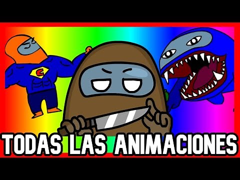 AURONPLAY IN AMONG US (All Animations) - Nego Compilation